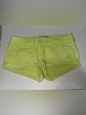 American Eagle Outfitters Neon Yellow Women's Shorts
